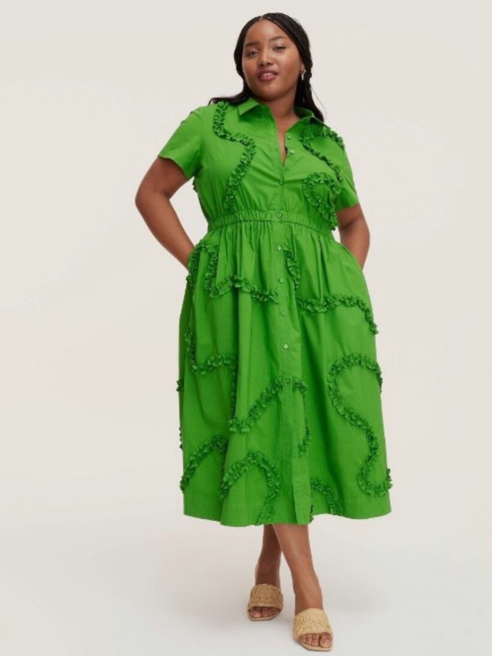 Kate Spade x Target Collection Green Midi dress